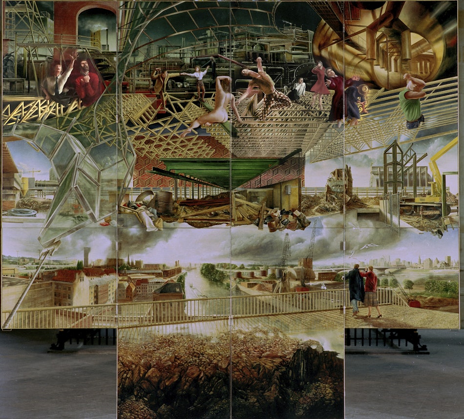 Placeholder for Evert Thielen De Schepping 1987 1992 486x500 tempera op paneel Fotografie Anton vd Riet deel II