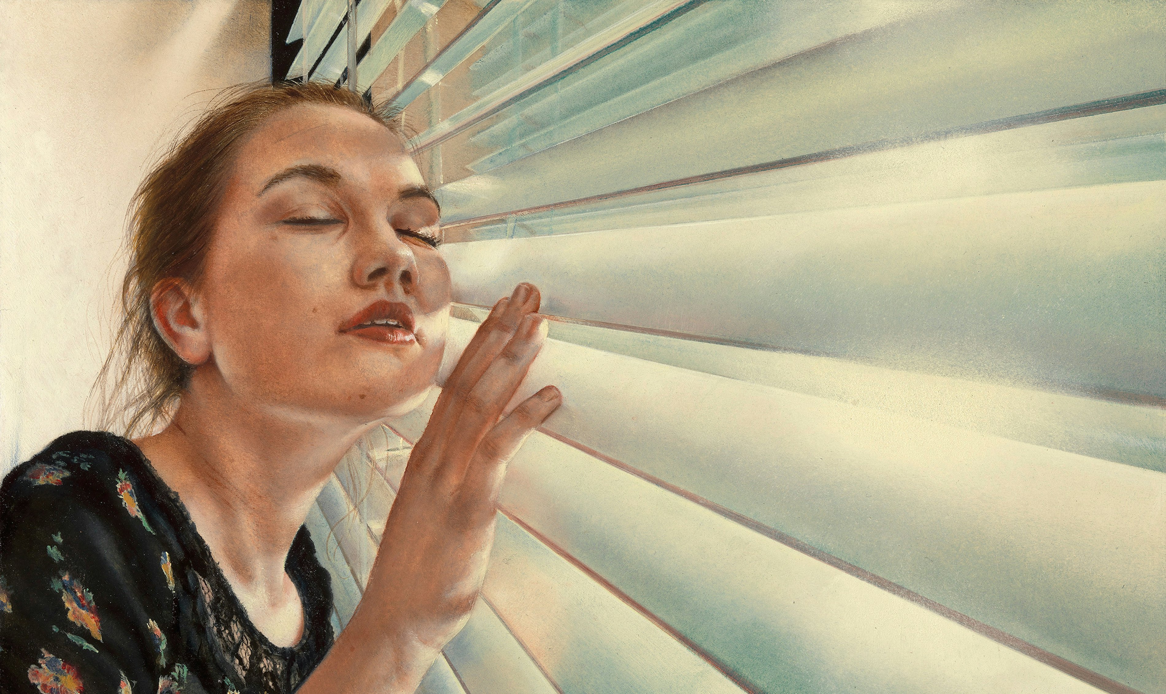 363 Groot verlangen 295x44 tempera op paneel 2014