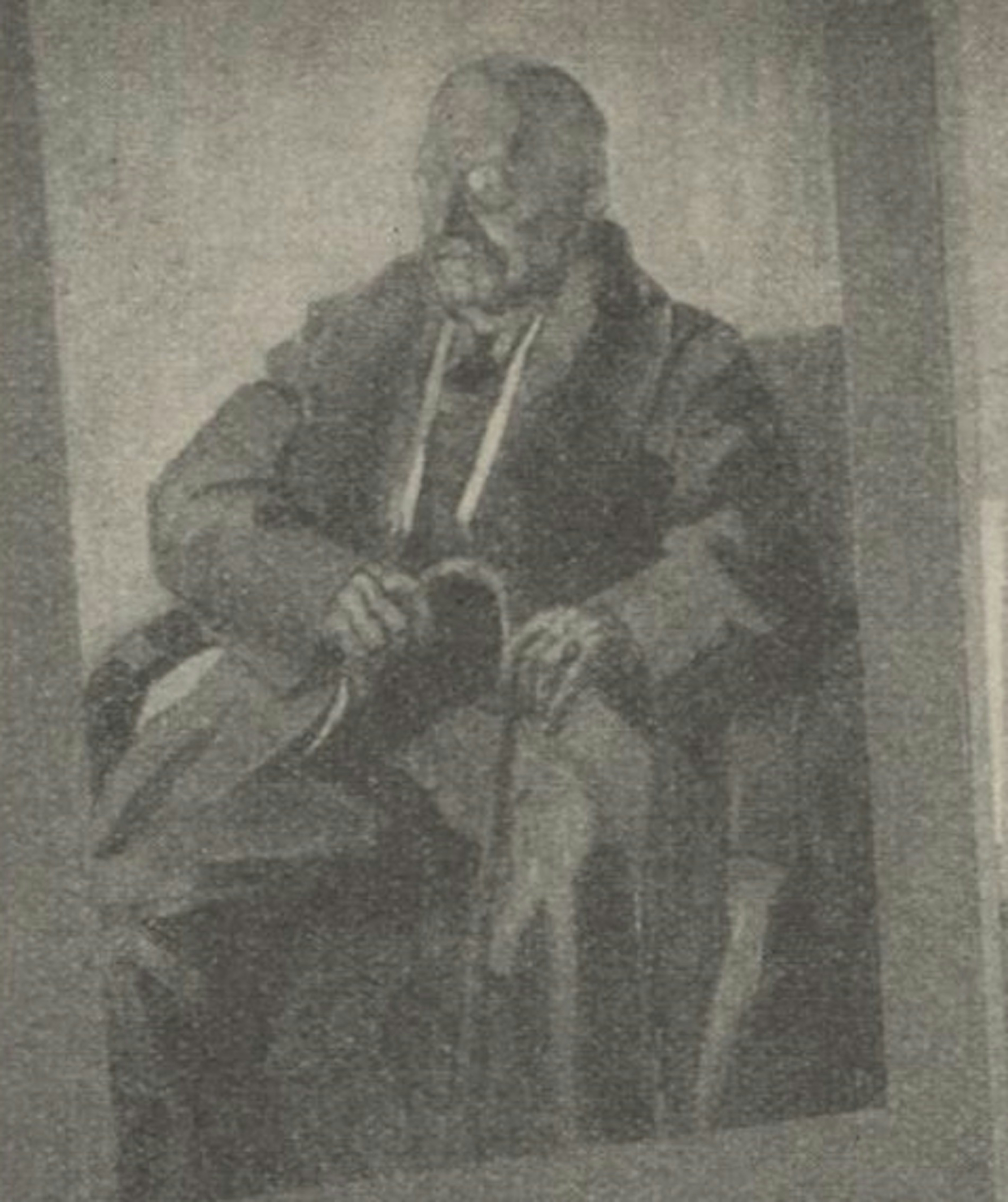 Giselle Kuster onbekend werk portret van oude man