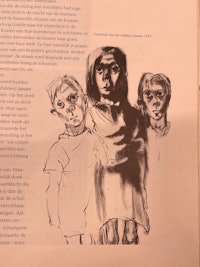 Placeholder for Giselle Kuster voorschets voor honger 1945 verloren