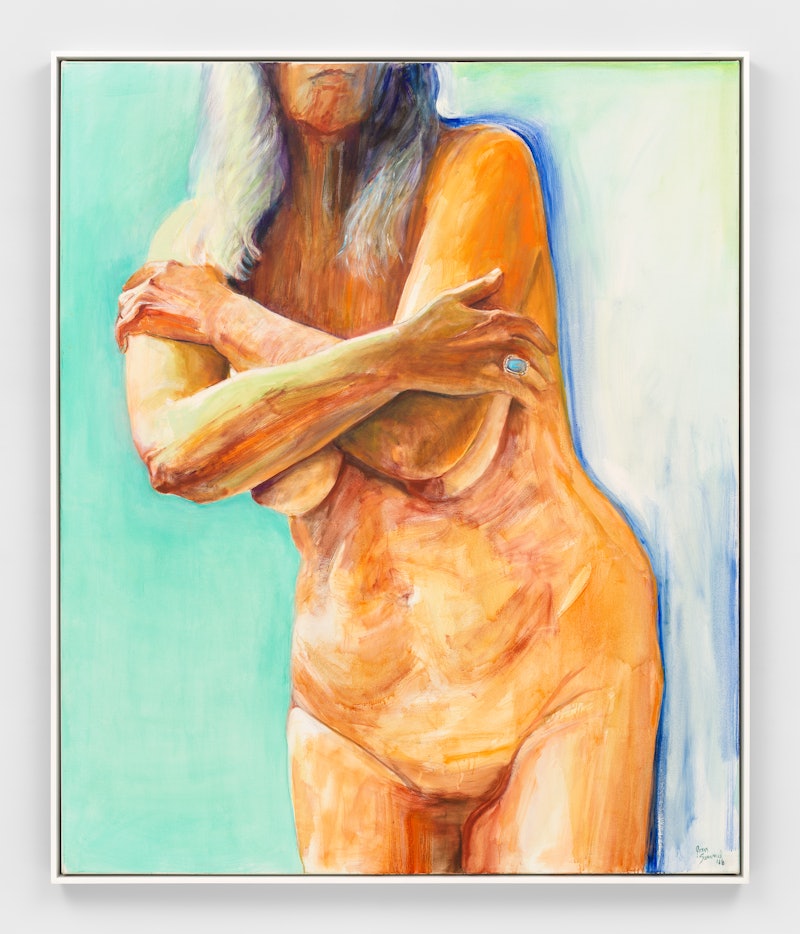 Joan Semmel Crossed Arms 2018 Courtesy of the Artist and Xavier Hufkens Brussels verkleind