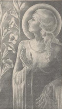 Placeholder for Krantenknipsel uit Mooi Limburg 3 februari 1934 Mariatentoonstelling Florence